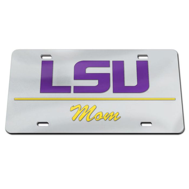 Placas de matrícula clásicas de acrílico de los LSU Tigers