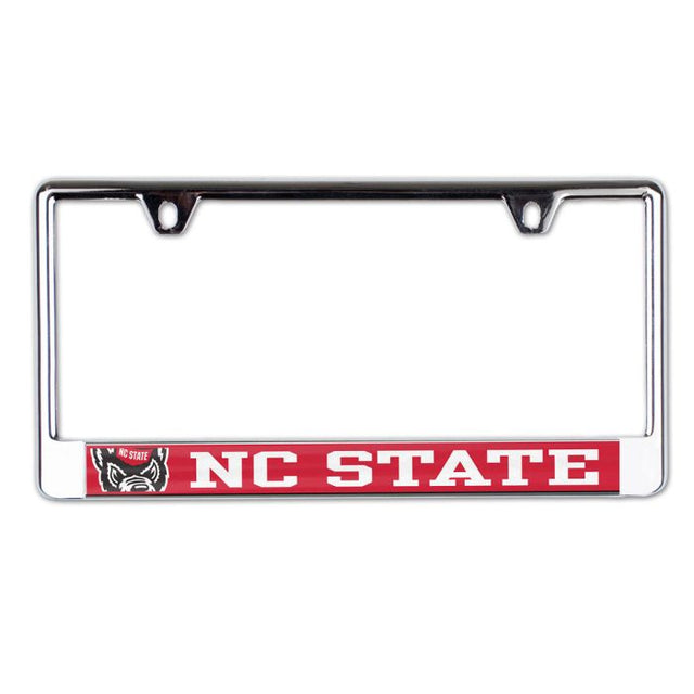 NC State Wolfpack MEGA Lic Plate Frame B/O Printed