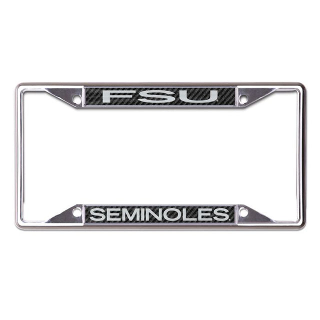 Florida State Seminoles CARBON Lic Plt Frame S/S Printed