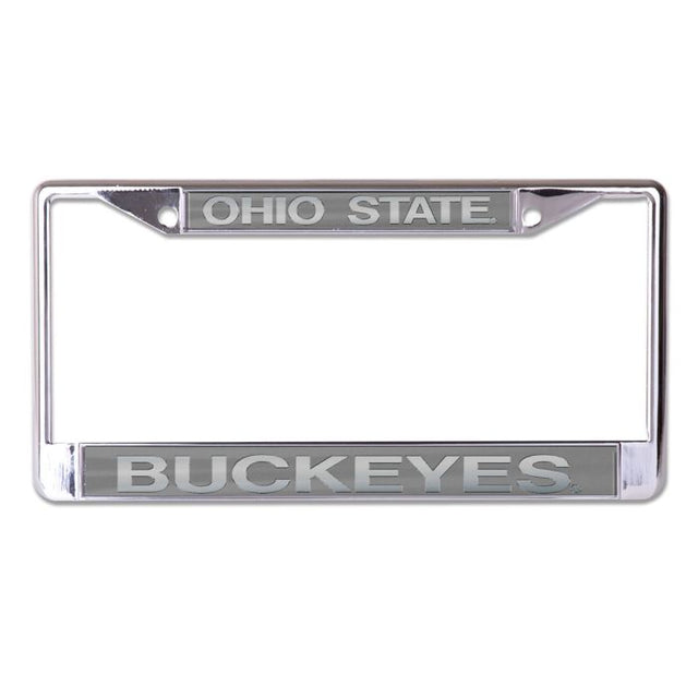 Ohio State Buckeyes FROSTED Lic Plt Frame S/L Printed