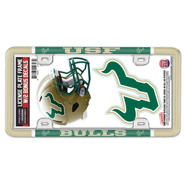 South Florida Bulls License Plate Thin Frame - Plastic w/Decal