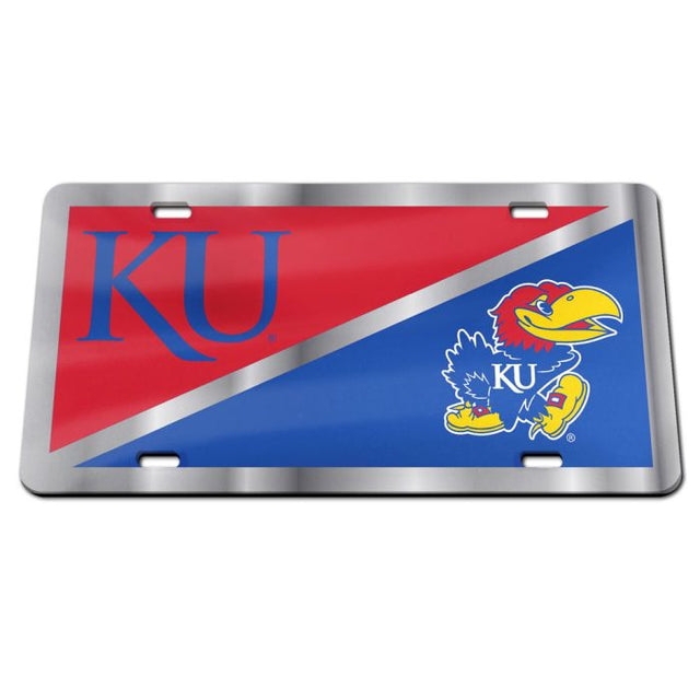 Kansas Jayhawks Specialty Acrylic License Plate