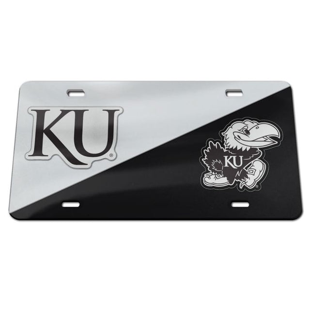 Kansas Jayhawks Specialty Acrylic License Plate