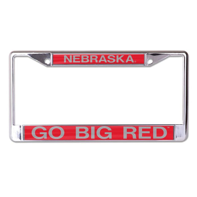 Nebraska Cornhuskers Lic Plt Frame S/L Printed