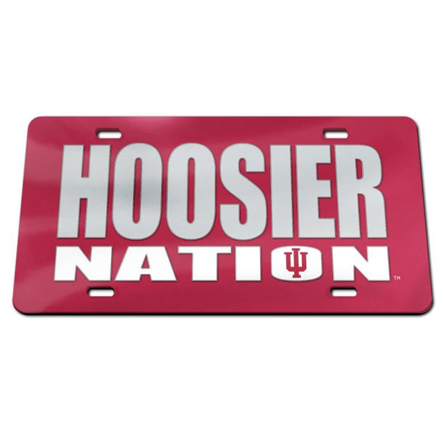 Matrícula acrílica especial de Indiana Hoosiers