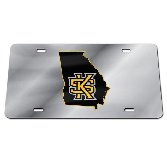 Kennesaw State Owls STATE Acrylic Classic License Plates