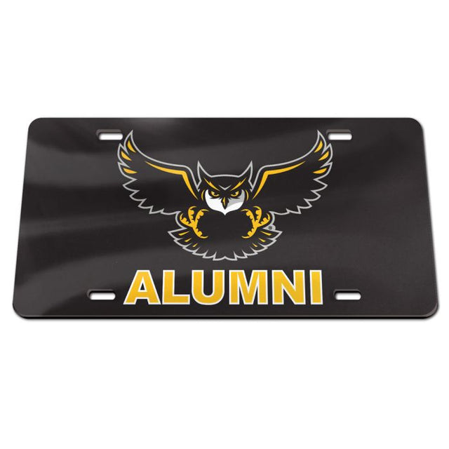 Kennesaw State Owls Specialty Acrylic License Plate