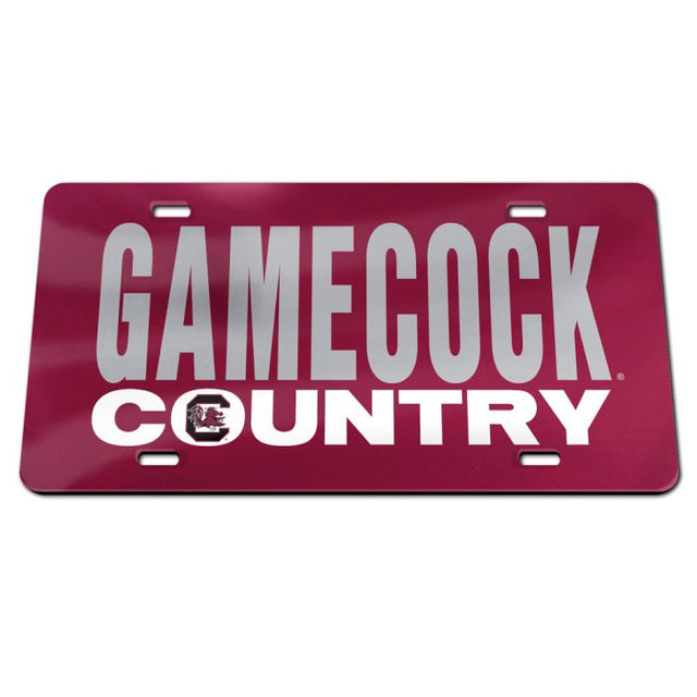 South Carolina Gamecocks Acrylic Classic License Plates