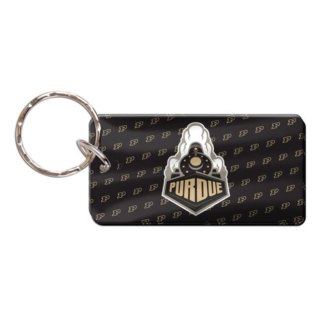 Purdue Boilermakers Keychain Rectangle