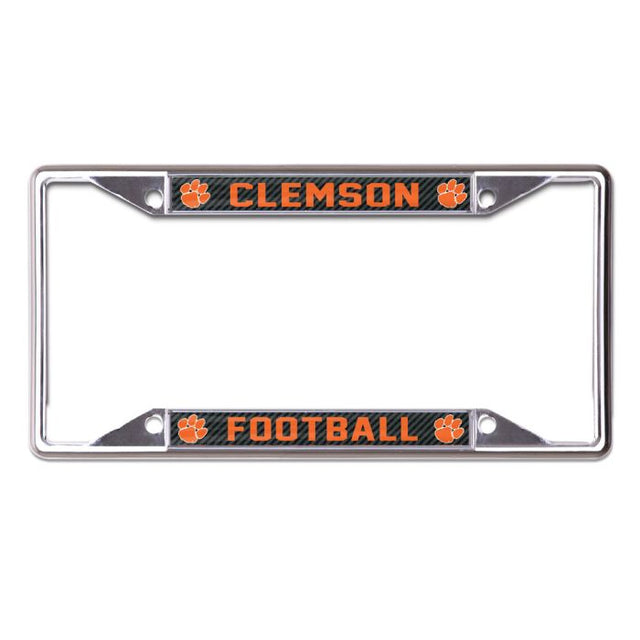 Clemson Tigers CARBON Lic Plt Frame S/S Printed