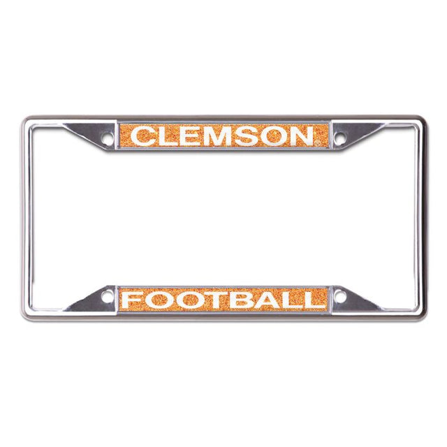 Clemson Tigers FONDO BRILLANTE Licencia Plt Marco S/C Impreso