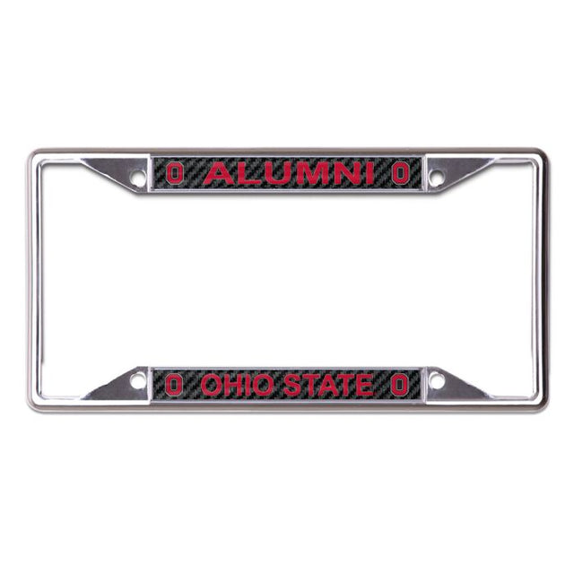 Cuadro de acero inoxidable con licencia de Ohio State Buckeyes CARBON Plt impreso