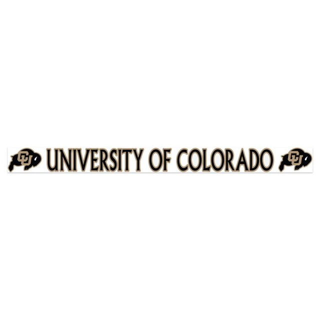 Colorado Buffaloes Window Decals 2" x 19"