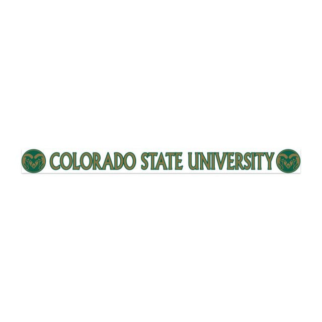 Colorado State Rams Window Decals 2" x 19"