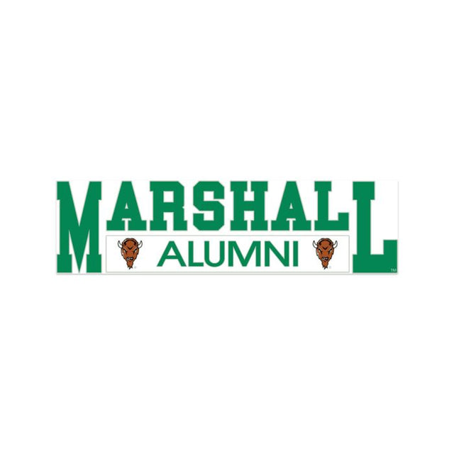 Calcomanías para ventanas de Marshall Thundering Herd de 3" x 10"