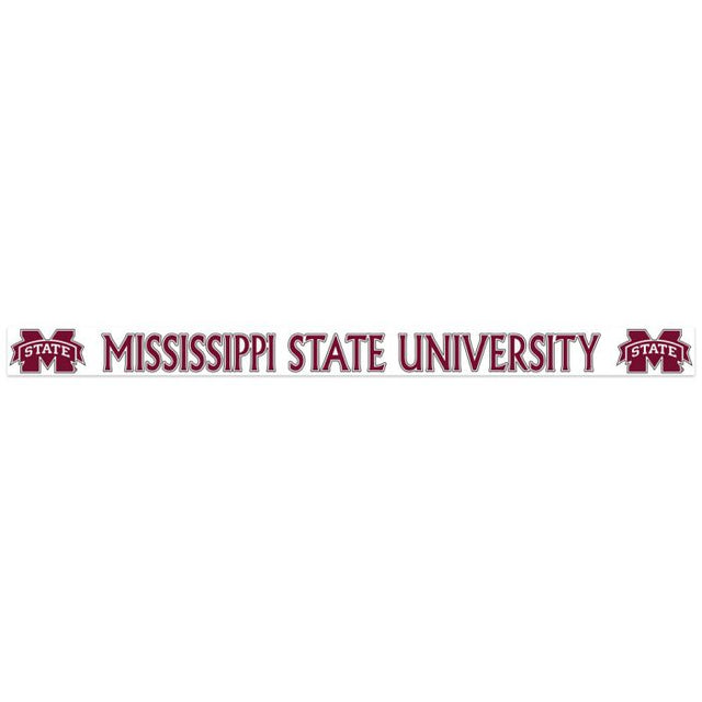 Mississippi State Bulldogs Window Decals 2" x 19"