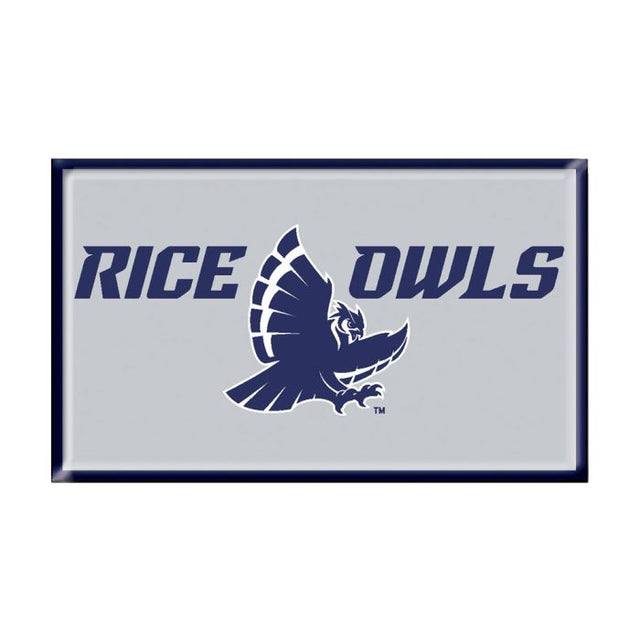 Rice Owls Domed Magnets 3" x 5"