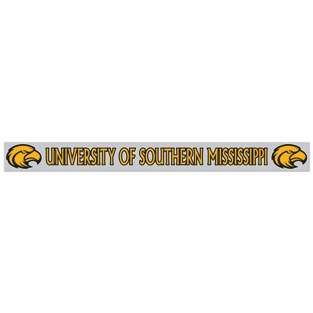 Southern Miss Golden Eagles Window Decals 2" x 19"