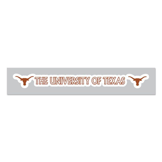 Calcomanías para ventanas de Texas Longhorns, 2" x 19"