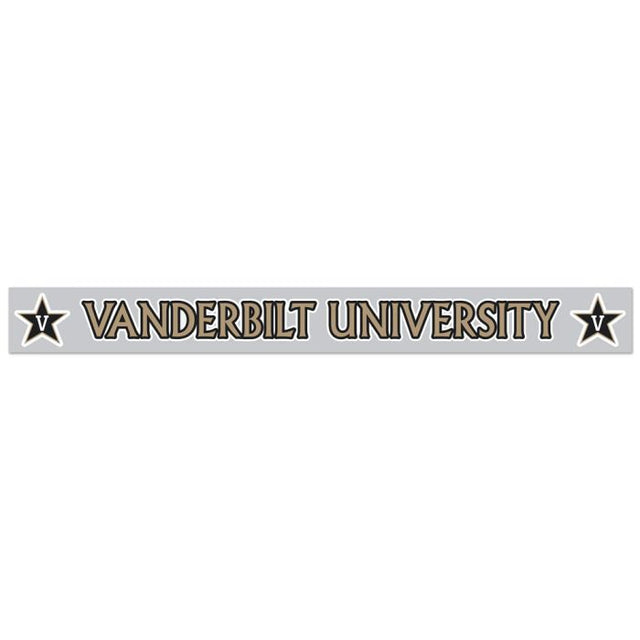 Calcomanías para ventanas de Vanderbilt Commodores de 2" x 19"