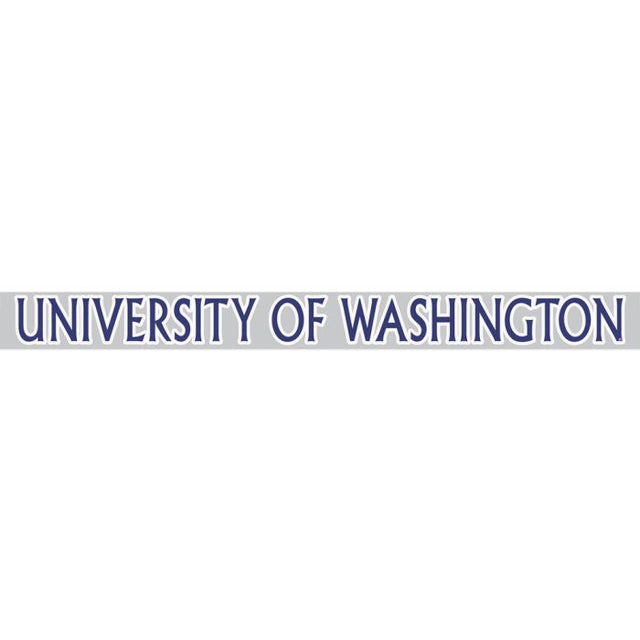 Washington Huskies Window Decals 2" x 19"