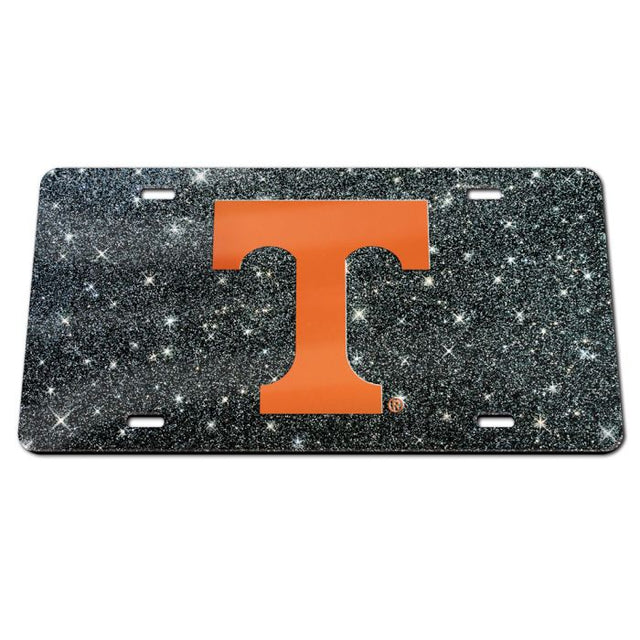 Placas de matrícula clásicas de acrílico con fondo brillante de Tennessee Volunteers