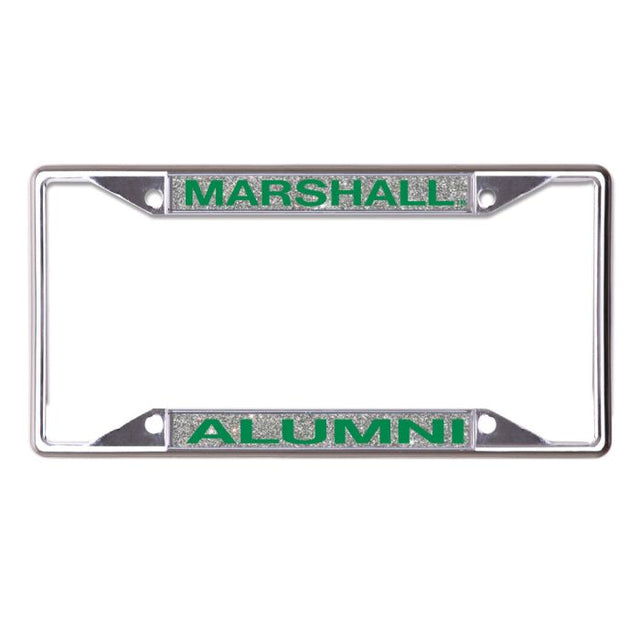 Marshall Thundering Herd GLITTER BACKGROUND Lic Plt Frame S/S Printed