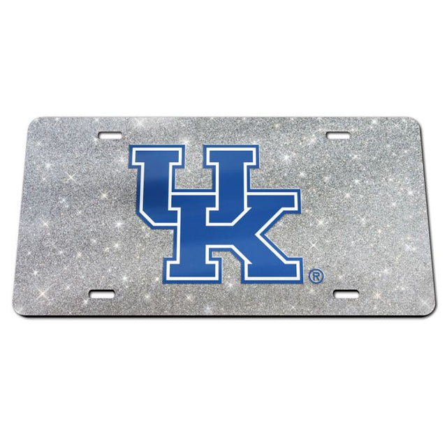 Kentucky Wildcats GLITTER BACKGROUND Acrylic Classic License Plates