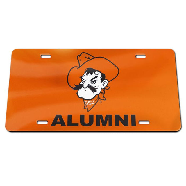 Oklahoma State Cowboys Specialty Acrylic License Plate