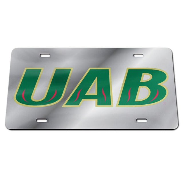 Alabama at Birmingham Blazers Specialty Acrylic License Plate