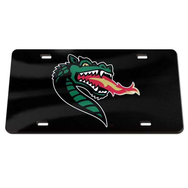 Alabama at Birmingham Blazers Acrylic Classic License Plates