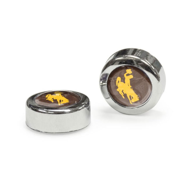 Wyoming Cowboys Domed Screw Caps