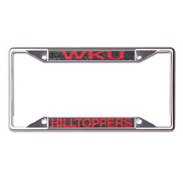 Western Kentucky Hilltoppers FONDO BRILLANTE Licencia Plt Marco S/C Impreso