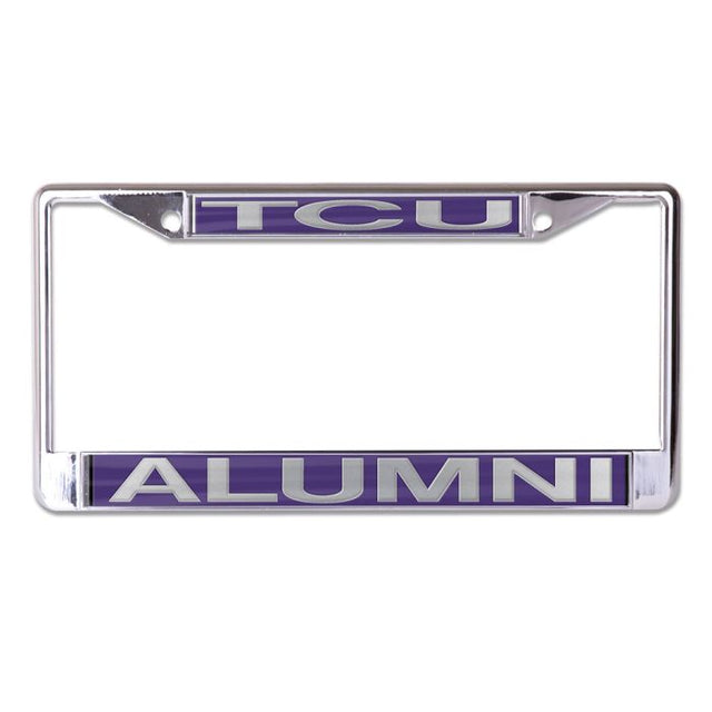 TCU Horned Frogs Lic Plt Frame S/L Printed