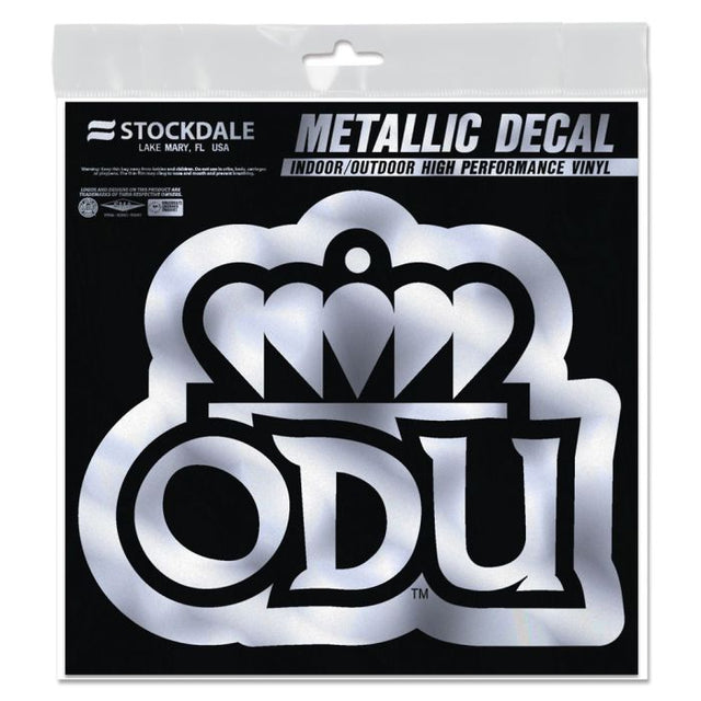 Old Dominion Monarchs Decal Metallic 6" x 6"