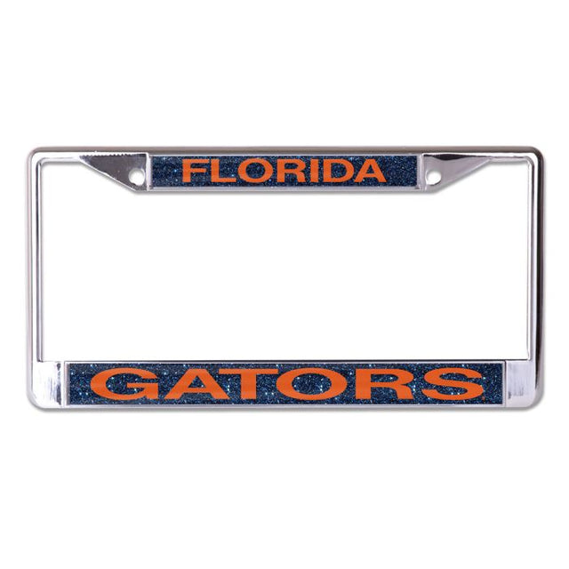 Florida Gators GLITTER BACKGROUND Lic Plt Frame S/L Printed