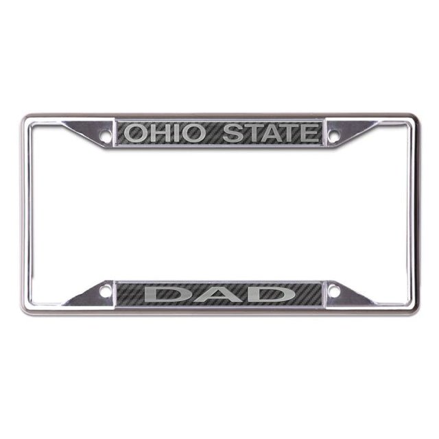 Ohio State Buckeyes CARBON Lic Plt Frame S/S Printed