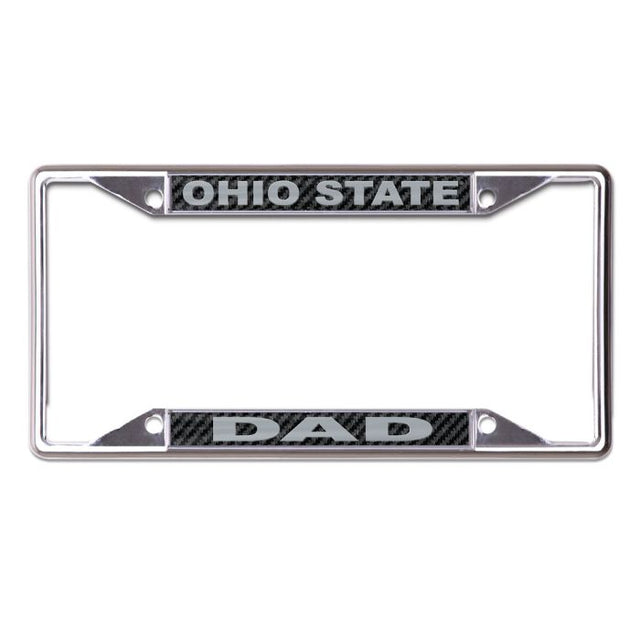 Ohio State Buckeyes CARBON/DAD Lic Plt Frame S/S Printed