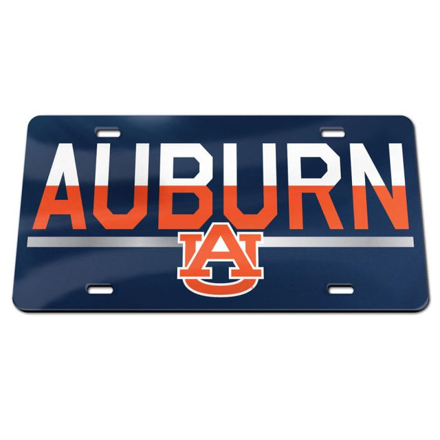 Auburn Tigers COLOR DUO Specialty Acrylic License Plate