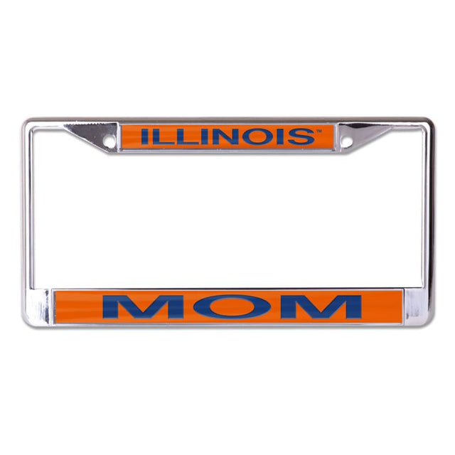 Illinois Fighting Illini Lic Plt Frame S/L Printed