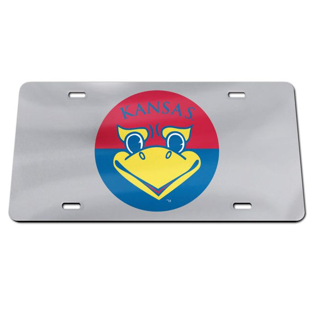 Kansas Jayhawks Specialty Acrylic License Plate