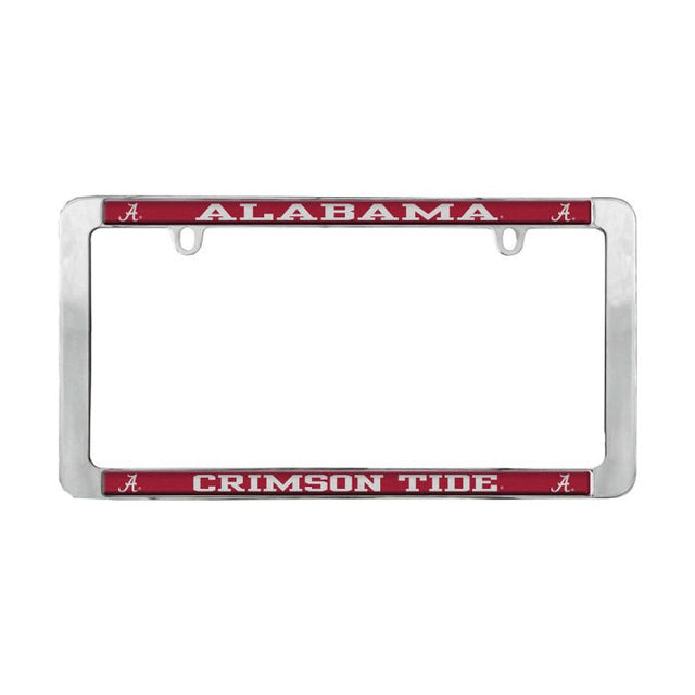 Alabama Crimson Tide Lic Plt Frame Metal Thin Rim Value