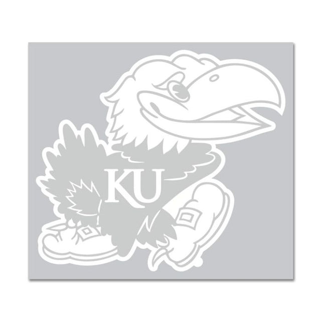 Kansas Jayhawks Foiled Window Decals 4" x 7"