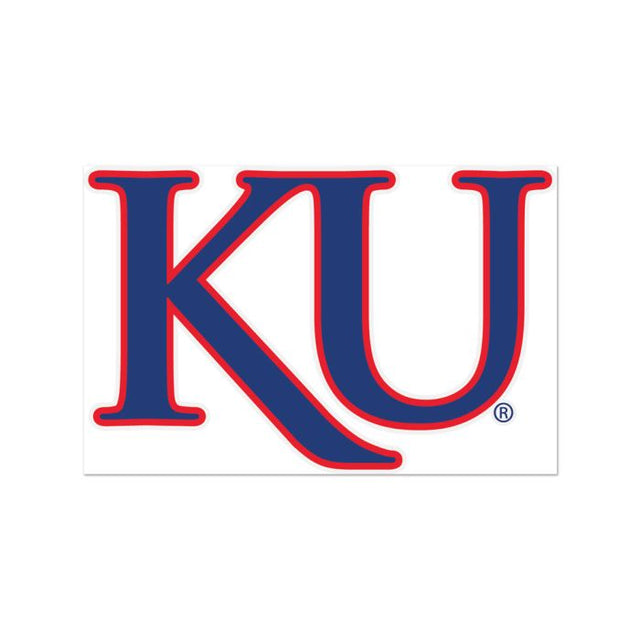 Kansas Jayhawks Window Decals 3" x 5"