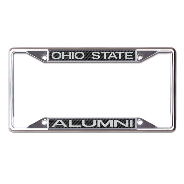 Ohio State Buckeyes CARBON Lic Plt Frame S/S Printed