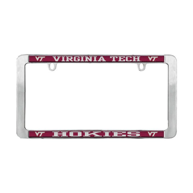 Marco de metal con borde fino Virginia Tech Hokies Lic Plt Value