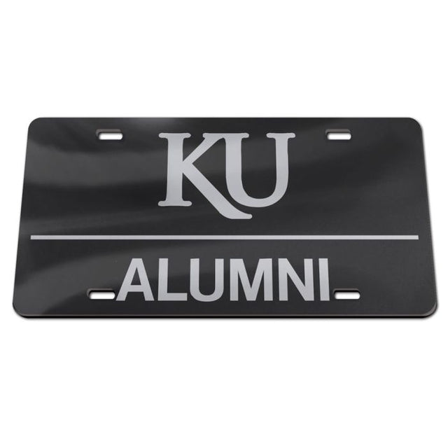 Kansas Jayhawks Acrylic Classic License Plates