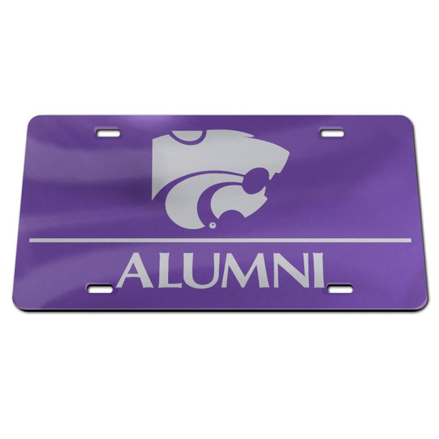 Kansas State Wildcats Specialty Acrylic License Plate