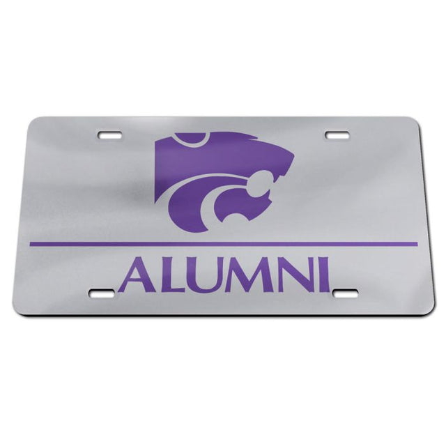 Kansas State Wildcats Acrylic Classic License Plates