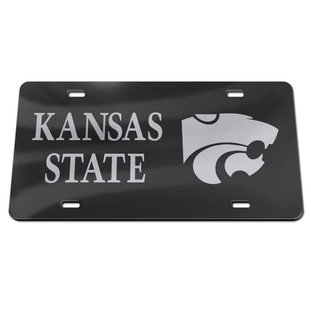 Kansas State Wildcats Acrylic Classic License Plates